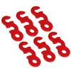 10PCS Rope Tensioner Cord Adjuster Aluminium Alloy Easy   Stable Fixation Camping Accessory for Tent Hiking