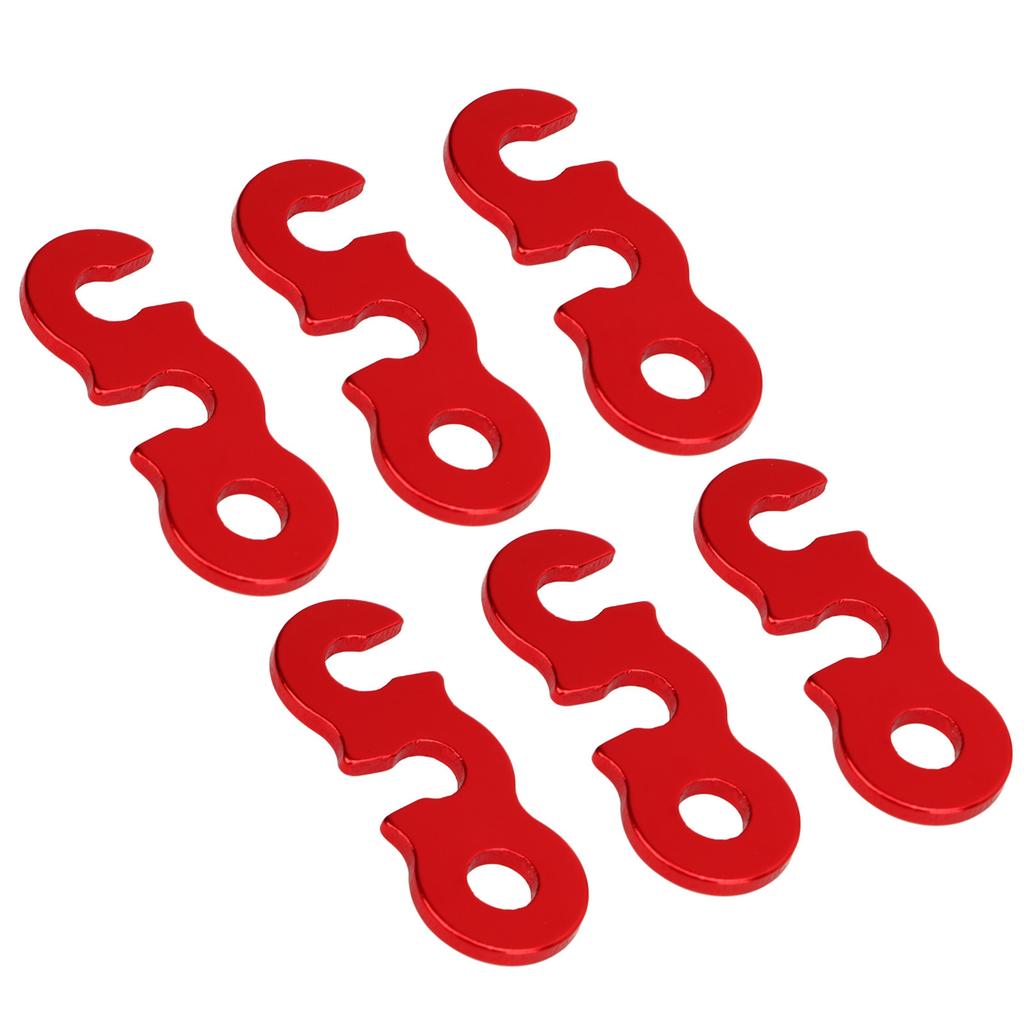 10PCS Rope Tensioner Cord Adjuster Aluminium Alloy Easy Stable Fixation Camping Accessory for Tent Hiking