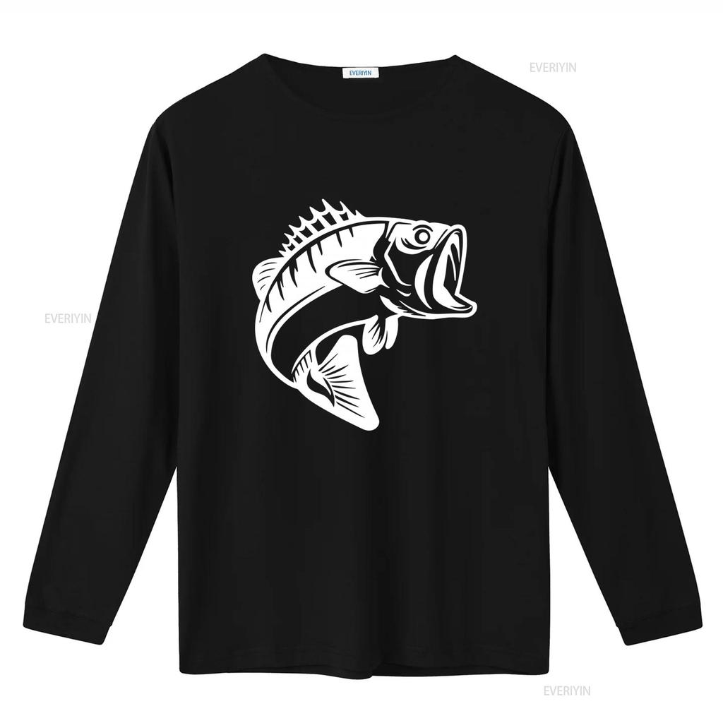 Cool Sea Bass Fishing T Shirt for Men Outdoor Adventure Vintage Washed Graphic Casual Unisex Stretched Breathable Fashion
