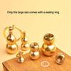 Portable Waterproof Metal Capsules Box Mini Medicine Holder Keychain Brass PillBox Pendant Pill Boxes Mini Pill Holde