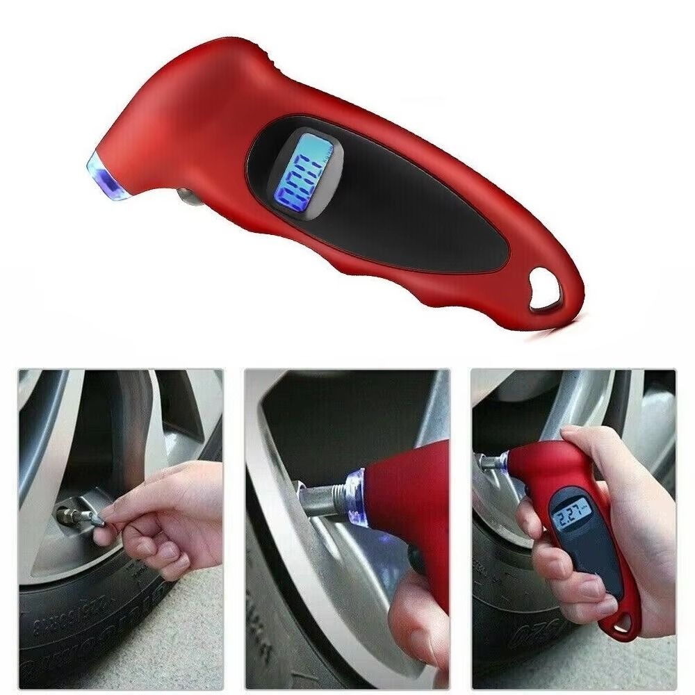High Precision Car Tire Air Pressure Tester LCD Display Electronic Tire Manometer  Motorcycle Tires