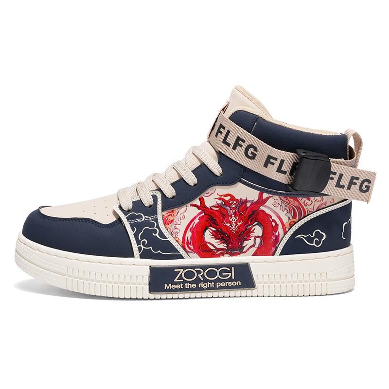 Scarpe da skateboard alla moda da cartone animato Uomo Bambino Sneakers alte Uomo Casual Trainer con plateau Uomo Sneakers Anime zapatillas de mujer