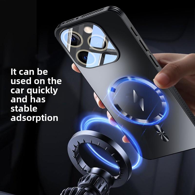 Apple iPhone 16 Pro Max 16/16pro Case Magnetic Cooling Vent Lens Iphone 15/promax Cover Shockproof Full Protection