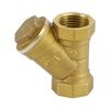 1/2" Female NPT Brass Y Strainer For Fire Alarm Lines and Plumbing