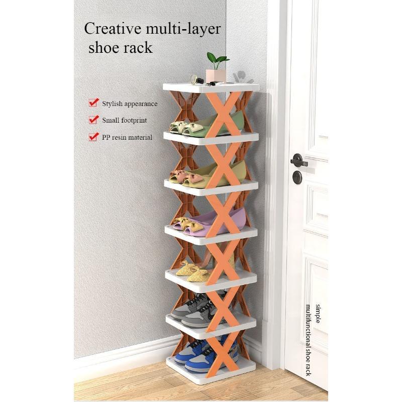 New Multi-Layer Shoe Rack Storage Organizer Household Stackable Shoe Cabinet Space Saving Storage Dormitory Shoes Rack Furniture