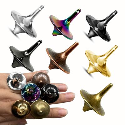 Mini Gyroscope Inception Metal Brass Rotating Gyroscope Decompression Gyroscope Creative Desktop Adult Mini Manual Rotator