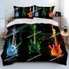 Classical Guitar Electric Guitar Bedding Set Print With Pillowcase Bed Duvet Cover Soft Single Double Queen Super King Size