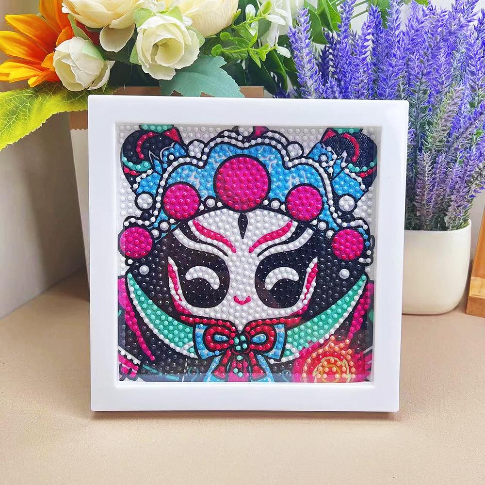 Children'S Diamond Painting Handmade Diy Masonry Painting Cartoon Diamond Sticker Bedroom Living Room Decorative Painting Photo Frame