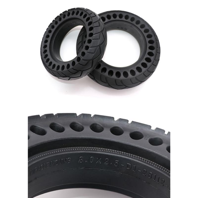 Vollgummireifen vorne/hinten für Elektroroller Vollreifen für Elektroroller-Ersatz Schlauchlose Räder
