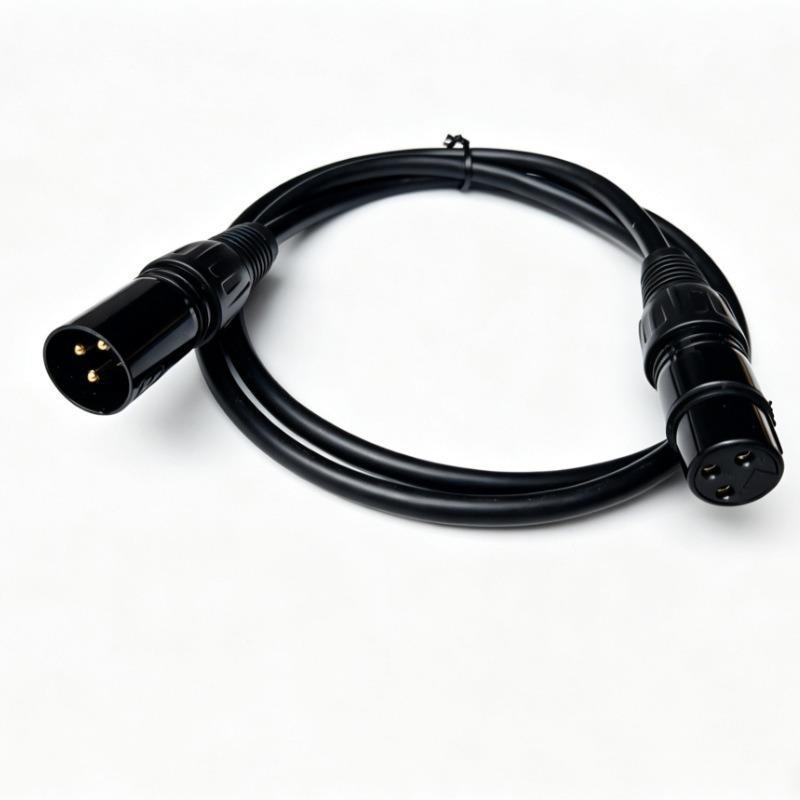 Color Coded Xlr Audio Cable Set Gold Plated Connectors Durable Jacket For Studio Recording Stage Live Dj Events Performances
