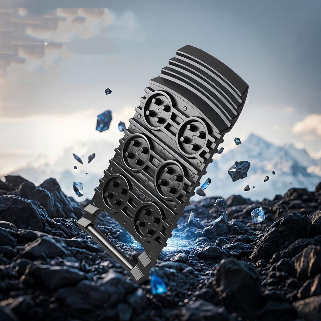 Off Road Traction Boards - Portable Emergency Tire Traction Device for Snow, Ice, Mud, and Sand, for Cars, SUVs, ATVs, UTVs and Motorcycles