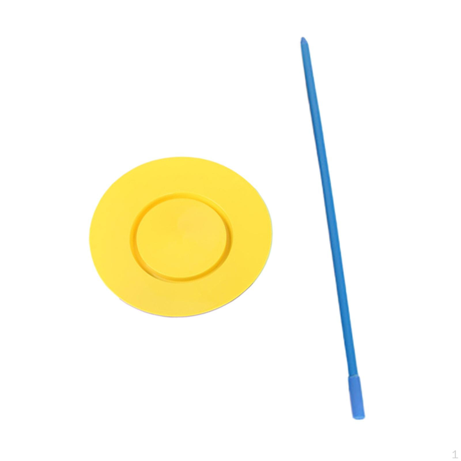 

Балансировочная тарелка с палочками для жонглирования и игр жёлтый