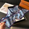 Luxry Horse Design Women Scarf Silk Scarf Handbag Handle Wrap Bag Ribbon Scarf Women Girls Head Hair Wrist Ribbon Scarf