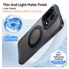 360° drehbarer magnetischer Metallring-Ständer Handyhülle für OnePlus 15 6,78 Zoll durchsichtige mattierte stoßfeste Hülle Coque Fundas
