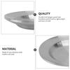 round dish round plate stainless steel dish stainless steel plate dinner plate