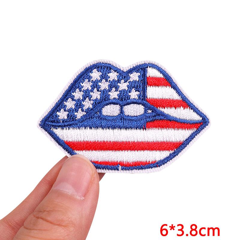 New America's 250th Anniversary Embroidered Patches DIY Iron On Patches For Clothing Statue Of Liberty Flag Eagle Patch Armband