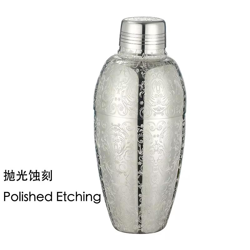 500ml 3 Pieces Cocktail Shaker Bar Shaker Cobbler Shaker Bar Tools