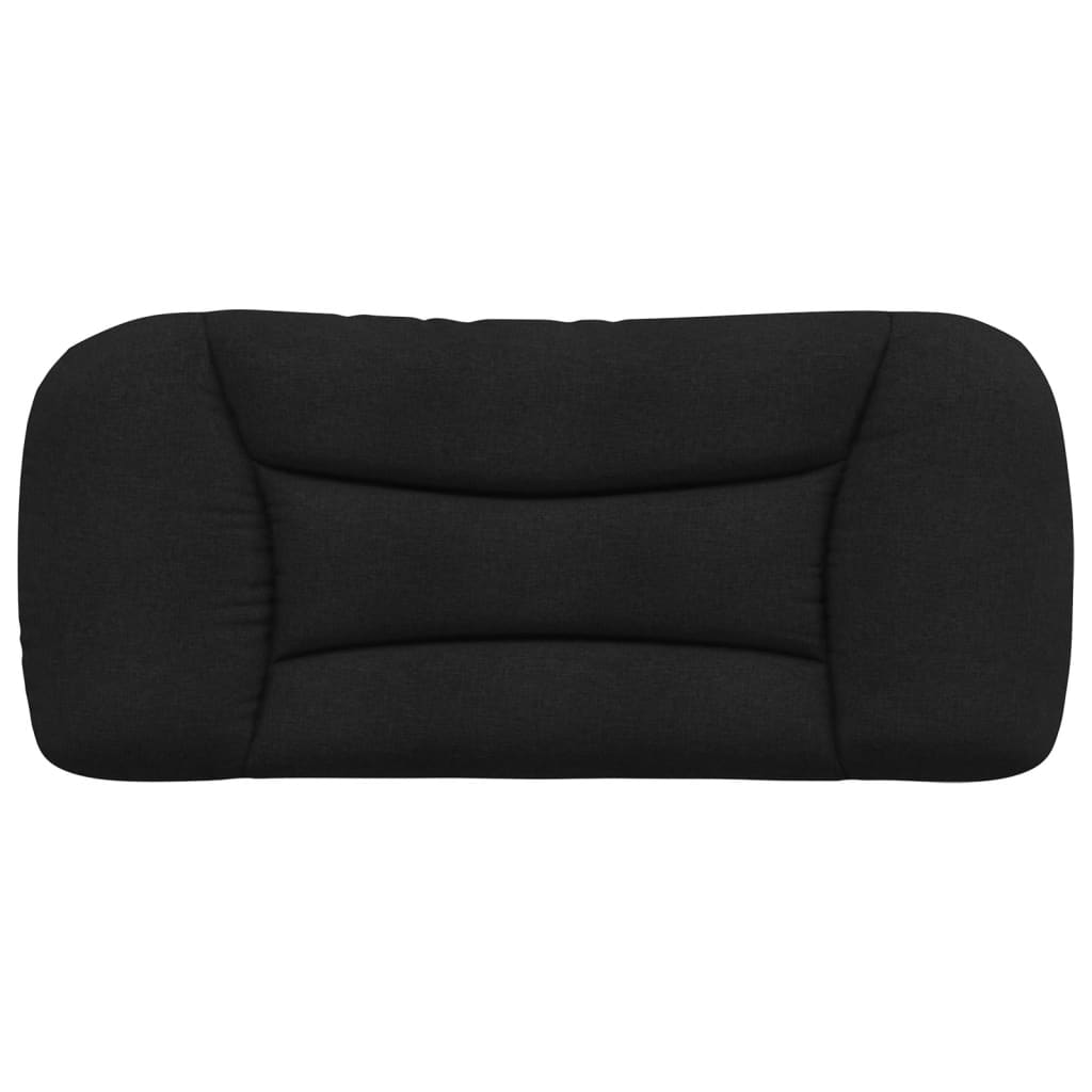 Vidaxl Poduszka Na Wezgłowie, Czarna, 80 Cm, Tkanina