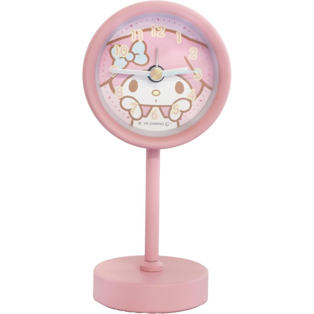 Fieldwork Table Clock Analog [Sanrio Characters] My Melody Stand Y Small Alarm Pink PI SNR011-4