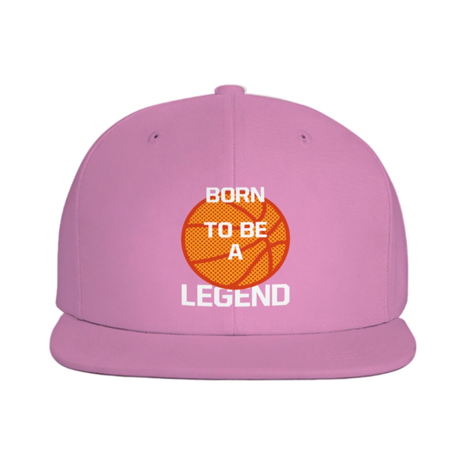 Born To Be A Legend Basketball Graphic Baseball Cap Polyester Casual Adjustable Adult Hat One Size