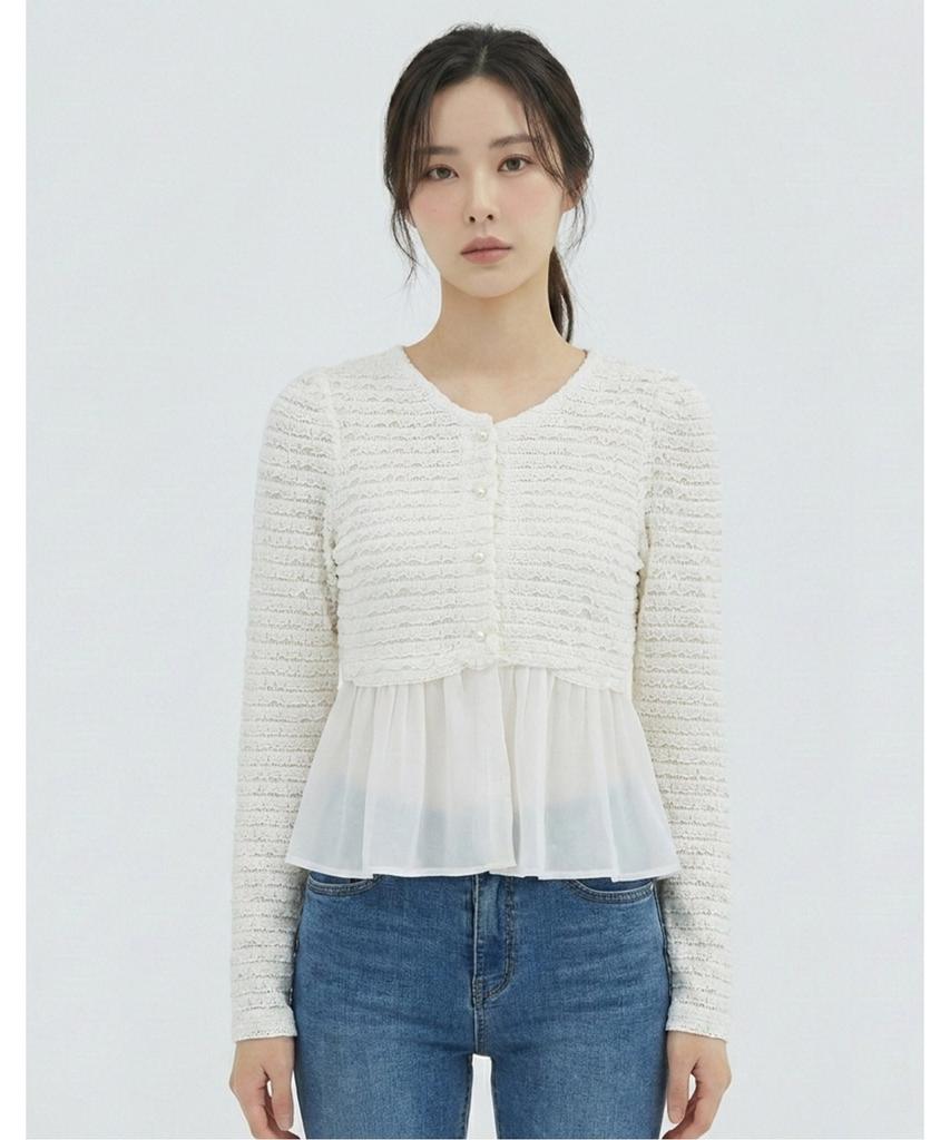 VANAKE See-Through Tiered Blouse_Vb36Blq301Z
