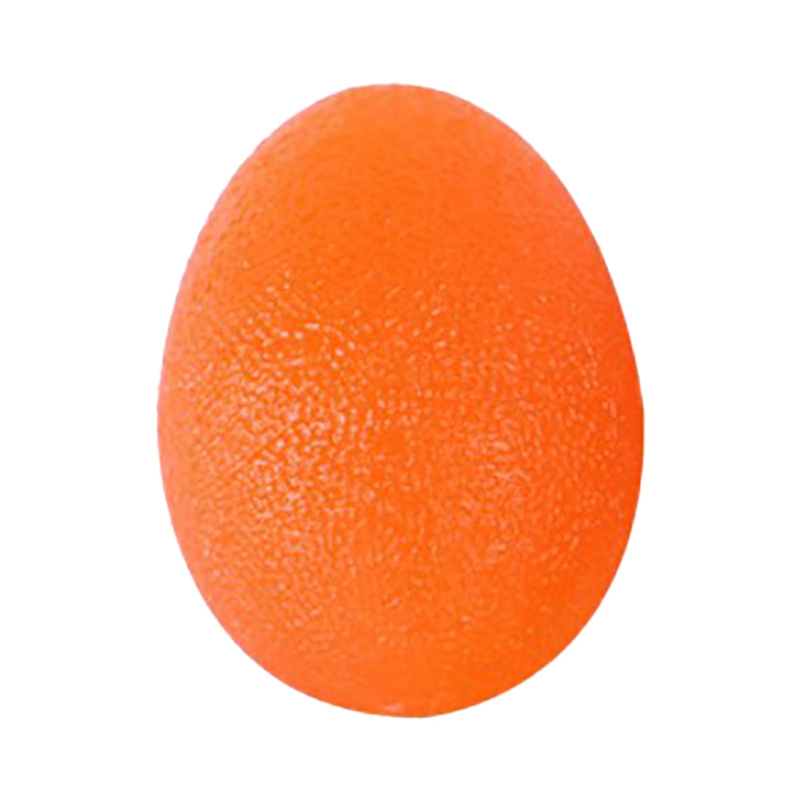 

Мяч яйцеобразного типа с высоким отскоком, мяч для тренировки рук, силиконовый желеобразный массажный мяч, тренажер для захвата 4.5*6CM оранжевый