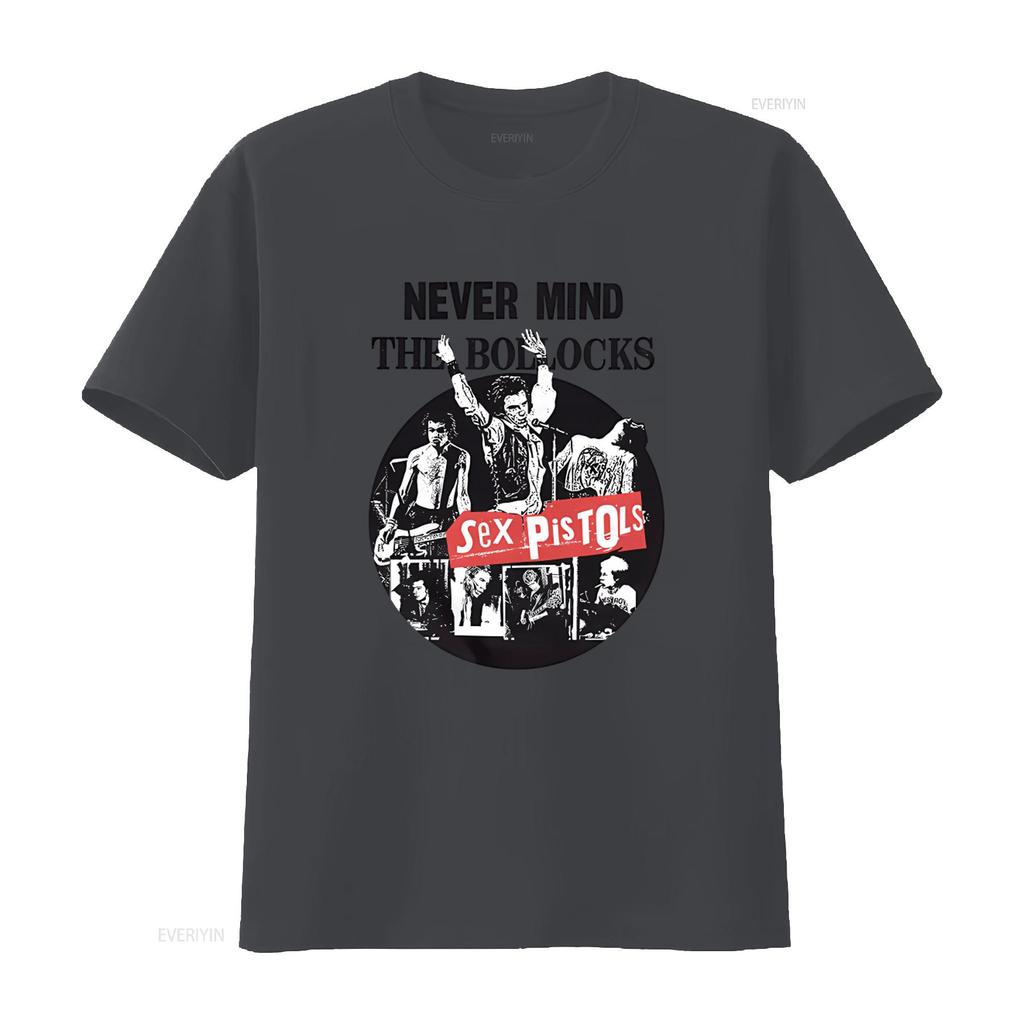 The Sex Pistols Never Mind Bollocks T Shirt Vintage Punk Rock Band Design Mens vintage Washed Unisex graphic Comfortable