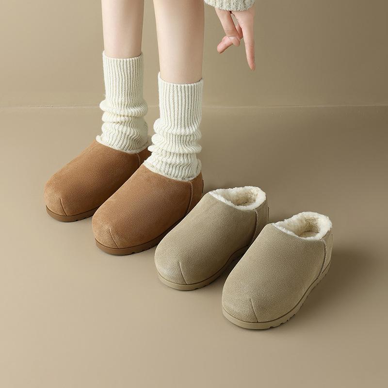 Augustine Snow Boots Women's 2025 New Winter Thick-soled Fleece Thickened Bread Shoes Fashion Short Cotton Boots