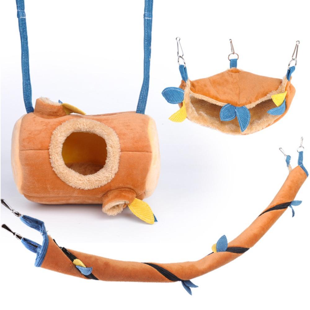 Small Pet Hamster Nest, Flying Mouse Thickened Warm Winter Guinea Pig Hammock, Jungle Set Vine, Hamster Pet Nest