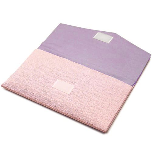 Eikan Made In Japan Double Chirimen Prayer Bead Bag, Cherry Blossom Color, E-710