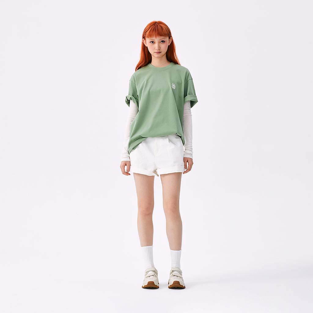 New MLB Basic Collection San Diego Padres SS25 T Shirt Unisex Green 3ATSB0253-13KAM