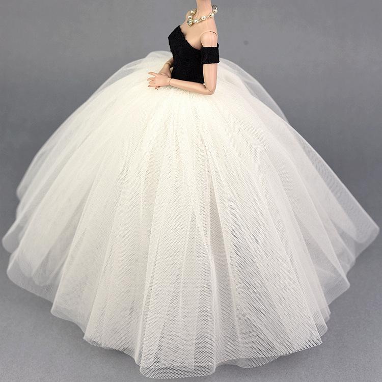 30CM Ankleidepuppe - Supermodel FR2 Stil mit bauschigem Feenprinzessin Hochzeitskleid