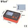 Vichy VC60B+ Digital Insulation Resistance Tester, 250V/500V/1000V, Hand-Cranked Megohmmeter
