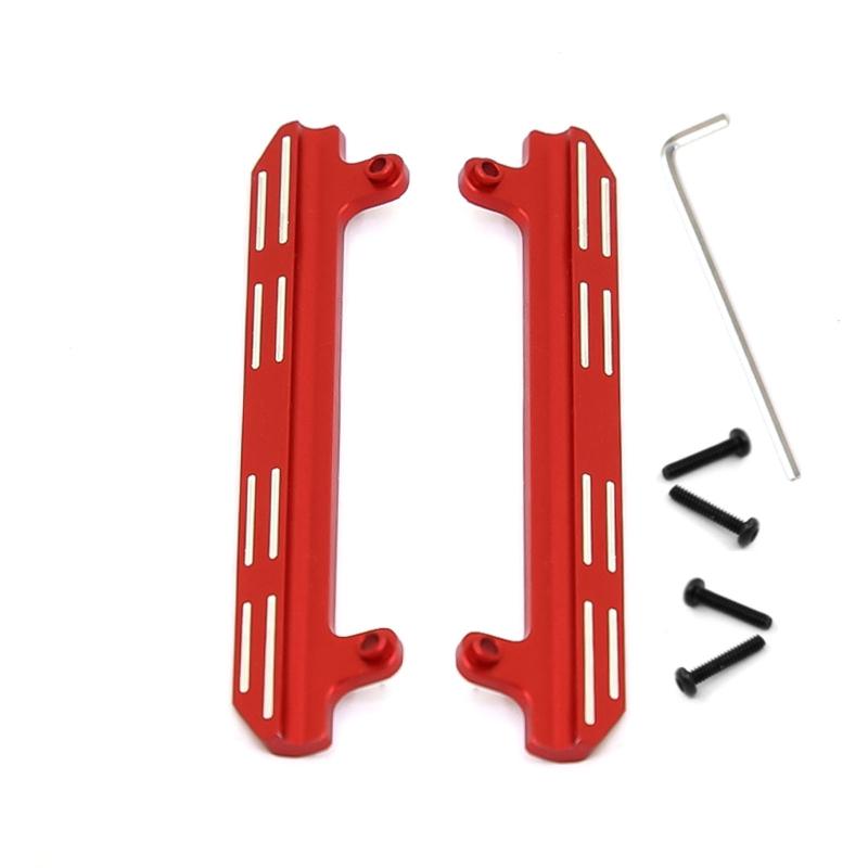 

Side Pedal Metal Upgrade Repairing Parts for 1/16 Jimny RC Car Foot-Plate Pedal Running Board Replacement червоний