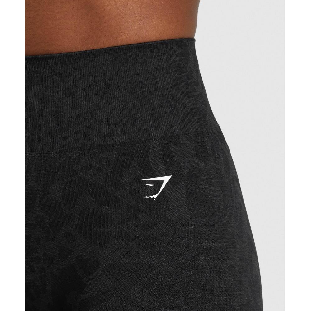 Gymshark Adapt Safari Seamless Leggings Black Asphalt Grey B6a8u Bchm