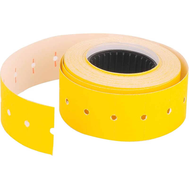 Bambalio Blr-Yp(B) Price Label Roll Yellow Colour Plain Label (Box Pack) Compatible With All Single Line Labeling Machin 2212 жёлтый