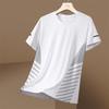 Men's Quick-Dry Ice Silk Short-Sleeve T-Shirt: 2024 Summer Collection
