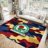 Blackburn Rovers Football Design Crystal Velvet Carpet Cozy Non?Slip Printed Rug For Bedroom Living Room Entrance