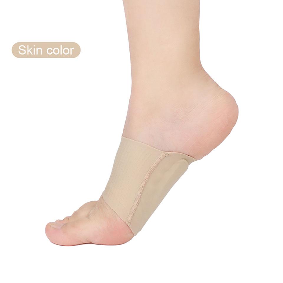 1Pcs Arch Foot Run Pad Support Ankle Brace Foot Pads Medical Protective Gear Breathable Sponge Correction Silicone Pad