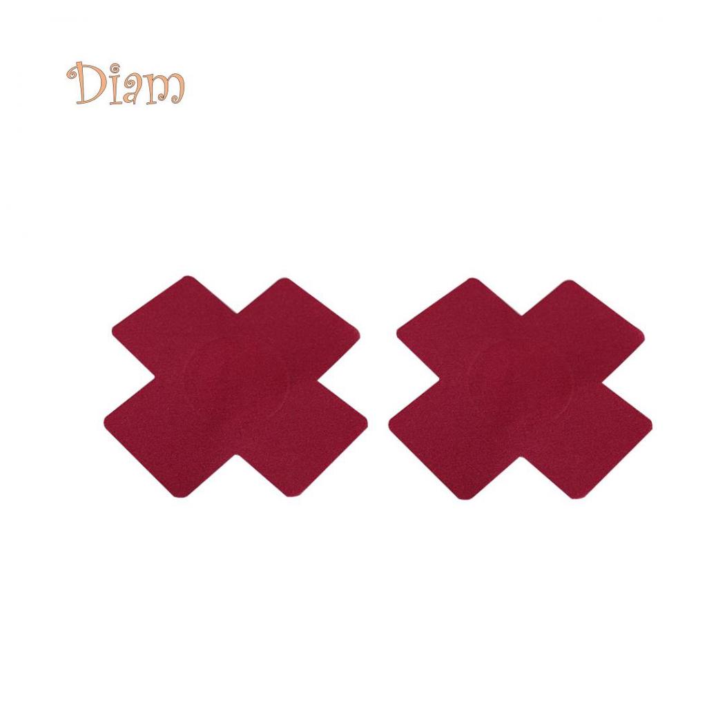 lollipops Sexy Self-Adhesive Breast Nipple Cover Bra Pasties Pad Cross Shape Stickers