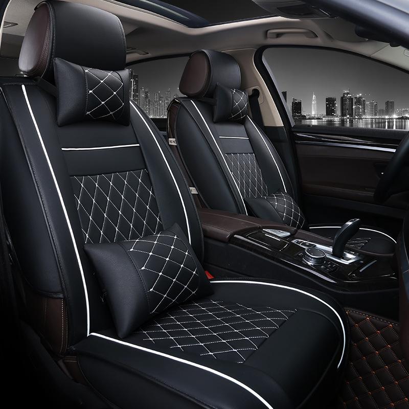 Diamond-Shaped Split Full-Surround Car Seat Cushion for All Seasons