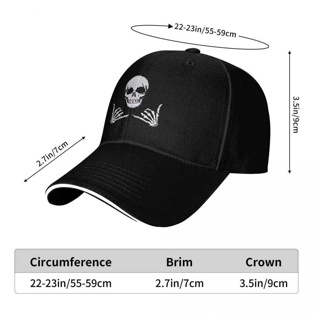 Skull Finger 666 Sport Baseball Caps Men High-end Male Beach Coquette Hat Snapback Cap
