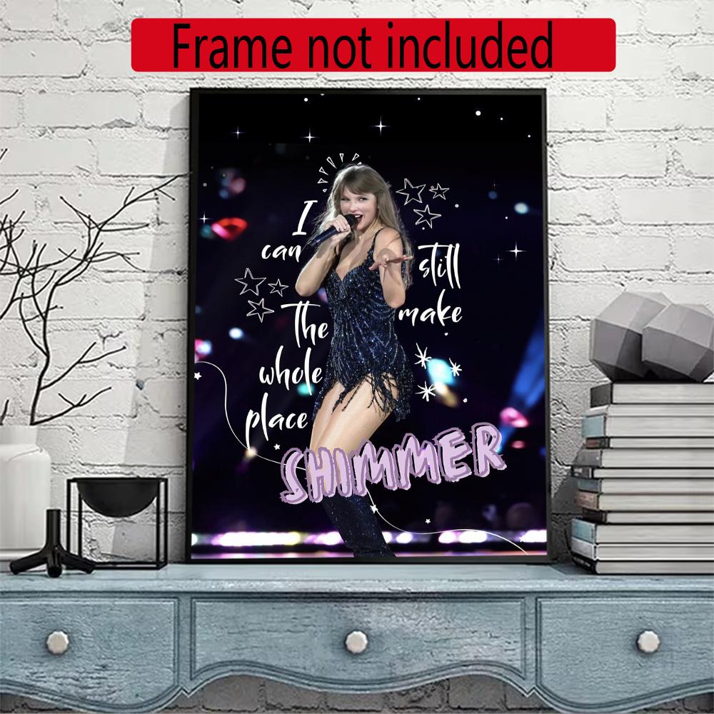 Taylor Swift 5D Diy Diamond Paintings Mosaic Wall Round Diamond Art Painting Kits Embroidery Crystal Accessories Frameless