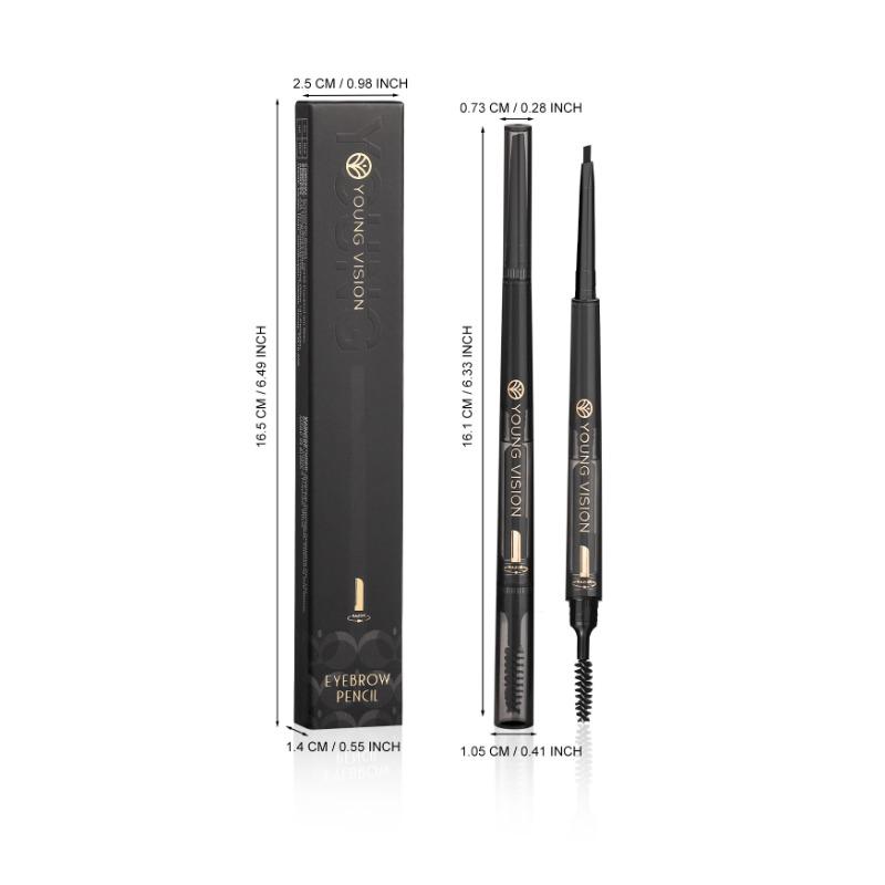 YOUNG VISION Misty 3-in-1 Eyebrow PencilWaterproof and Smudge-proofBrow BrushBrow PencilFine and Soft Pencil