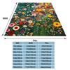 Beautiful Flowers Print Flannel Blanket,Soft Warm Throw Blanket Nap Blanket For Couch Sofa Office Bed Camping Trave Blanket Gift