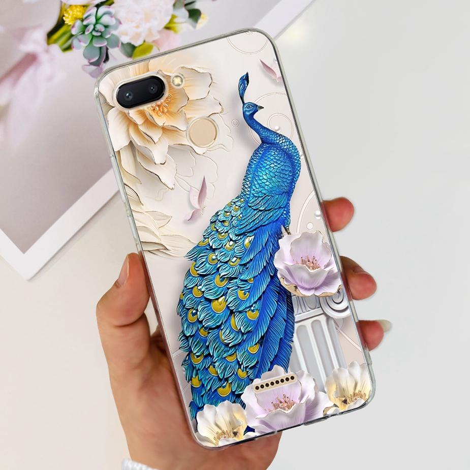 For Xiaomi Redmi 6 6A Case Cute Painted Cover Clear Silicone Phone Case Soft TPU Shell For Redmi 6A Redmi6 Redmi6A Fundas Bumper