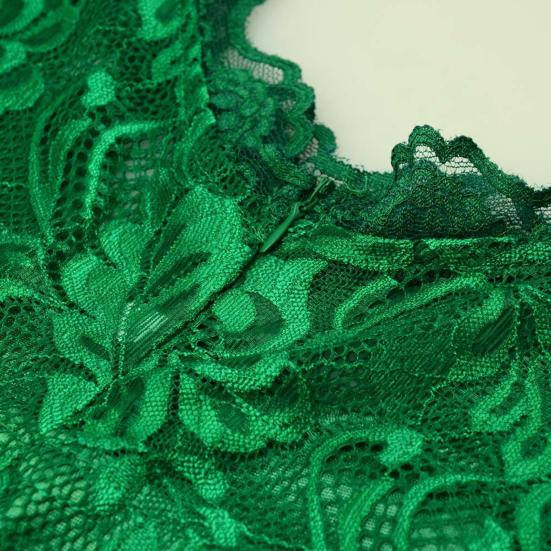 Bridesmaid Dress for Women Lace Patchwork Formal Gowns Crew Neck