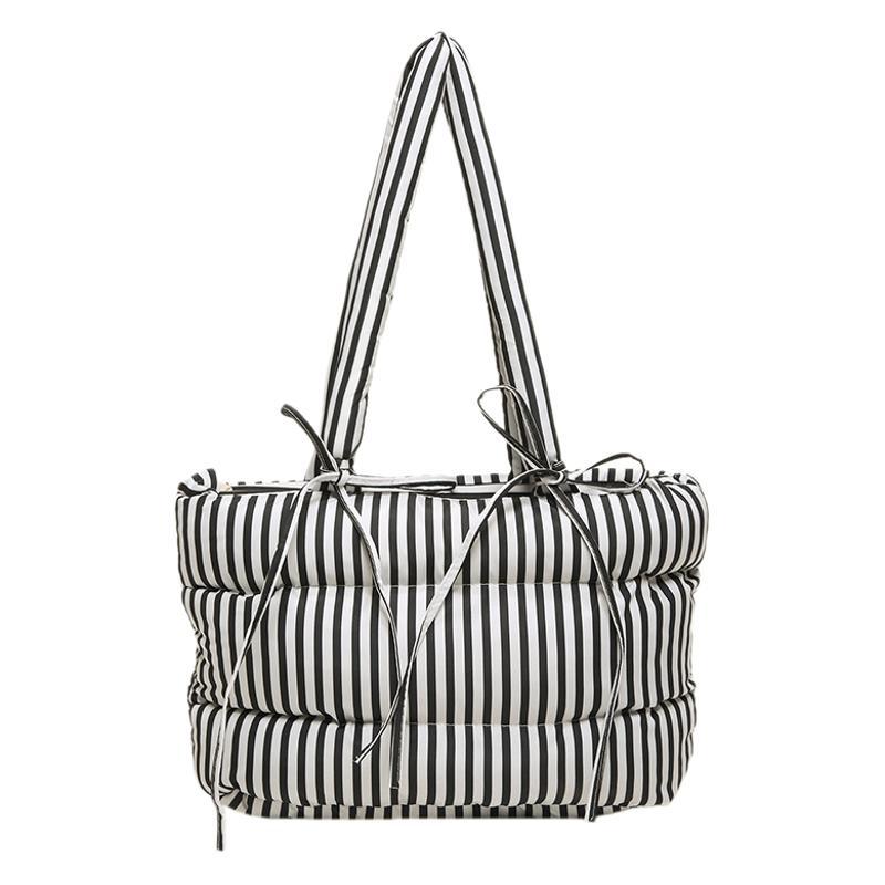 2025 Casual Large-capacity Cotton Clothing Bag Women's Down Commuter Shoulder Bag Crossbody Child and Mother Portable Tote Bag