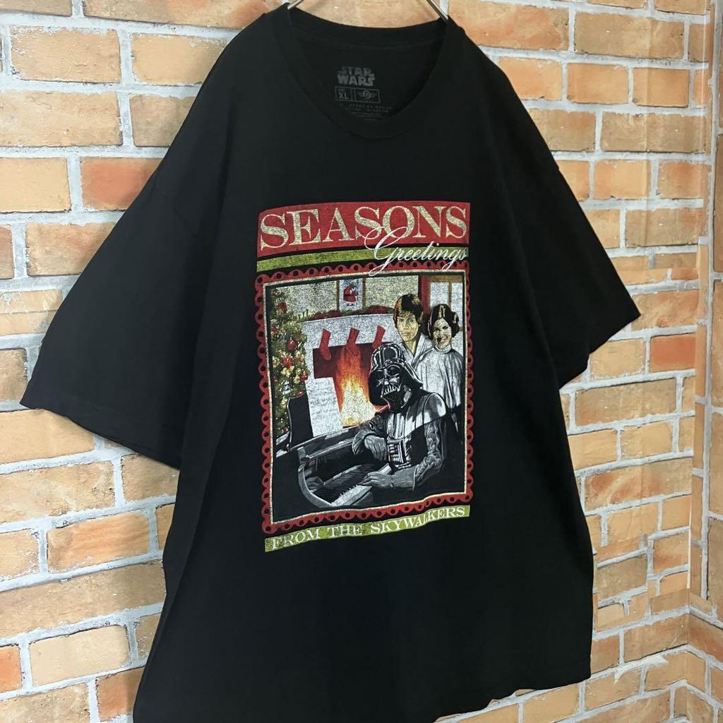 [USED] STAR WARS Vintage Print Big Print Short Sleeve T-Shirt XL