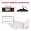 LED License Plate Light Compatible with BMW E81 E87 E86 E85 E36 E36N High Quality Car Accessories tallation Kit Easy DIY Fit